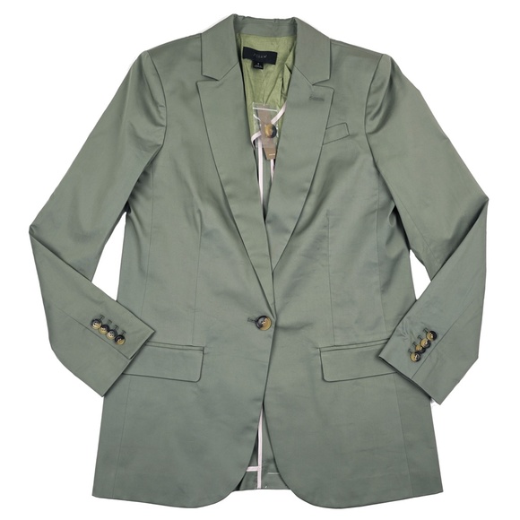New J.CREW Alfie Blazer in Chino - Green - Picture 2 of 3